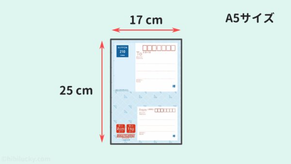 スマートレターのサイズ